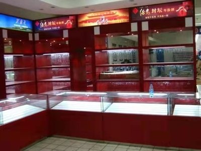 顶力木制展柜编号09