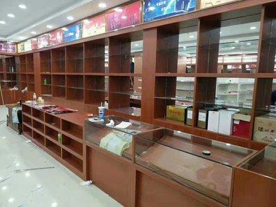 顶力木制展柜编号03